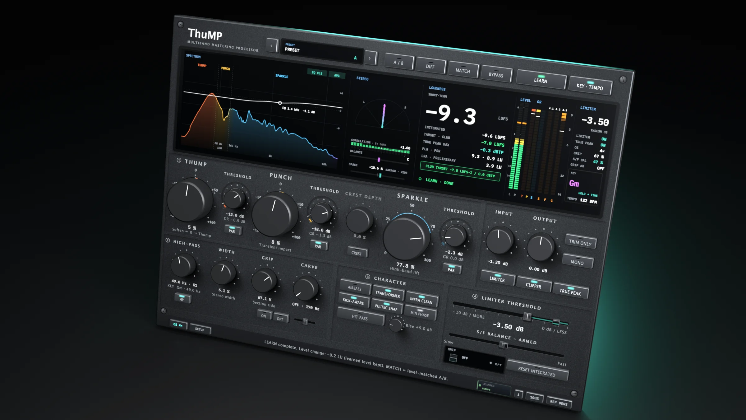 ThuMP faceplate